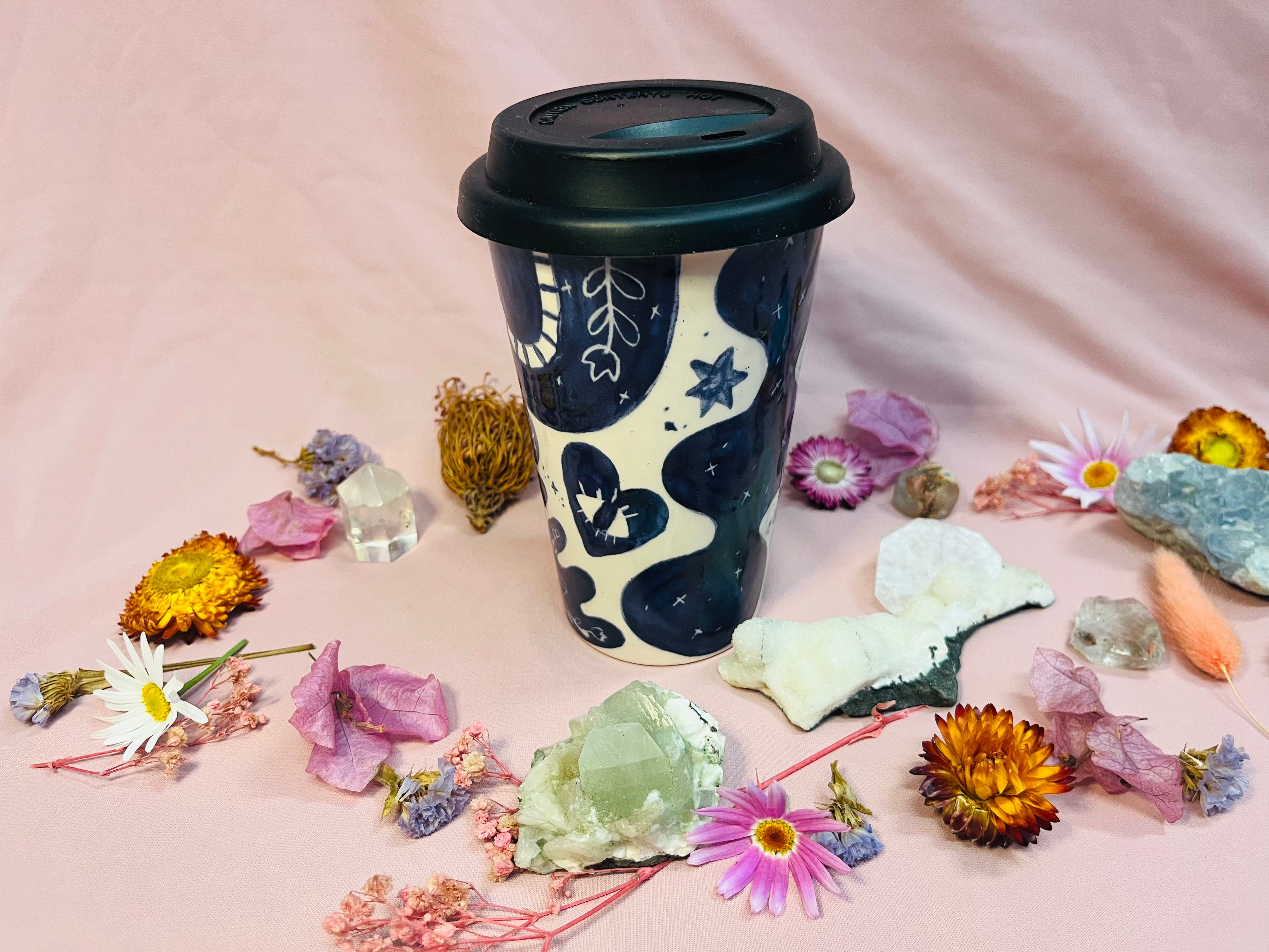 Travel Mug ~ Mystical Navy
