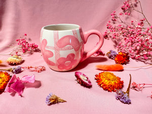 Mini Hug Mug ~ Gingham Abstract