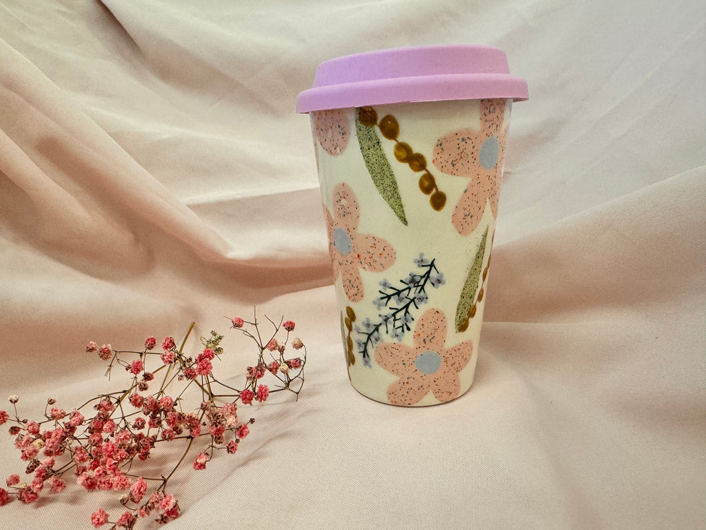 Seconds SaleTravel Mug ~ Florals