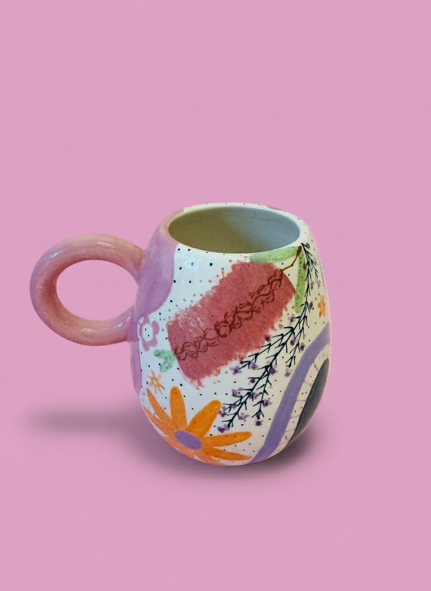 Hug Mug ~ Geredton Wax/ Bottle Brush