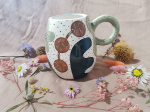 Painted to Order ~ Monotone Hug Mugs