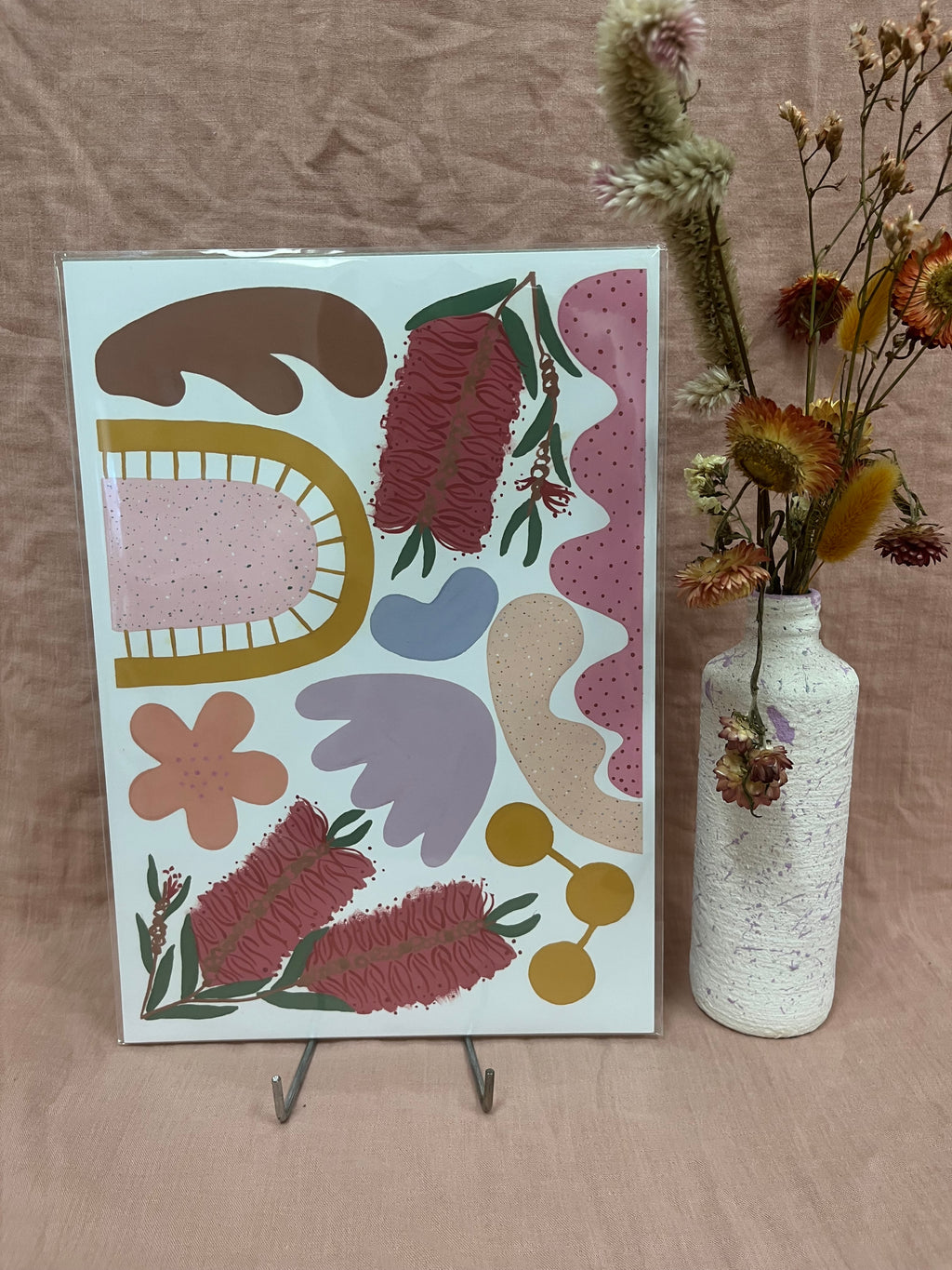 Flora Art Print ~ Bottle Brush